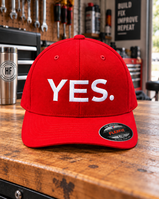 Red YES. Hat + Loose Juice Bundle